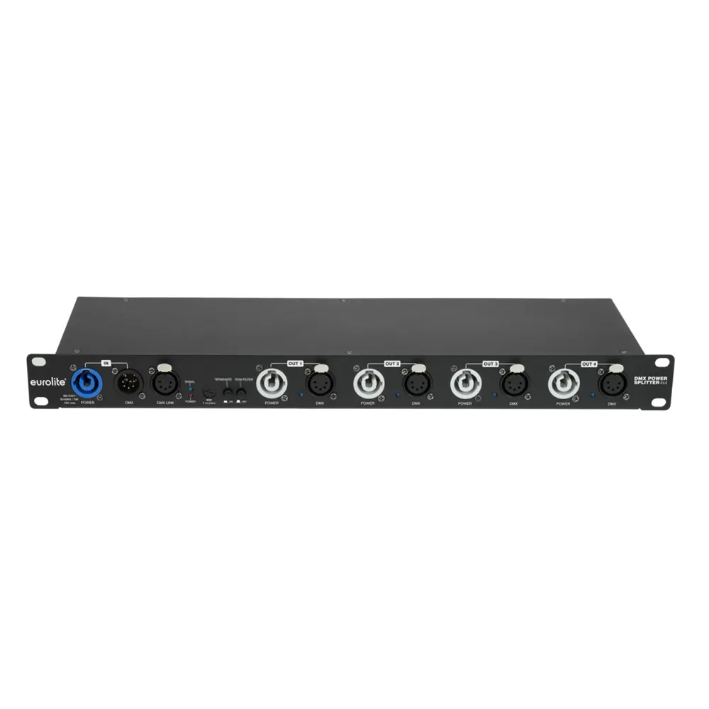 EUROLITE DMX Power Splitter 4x4 5-pol XLR