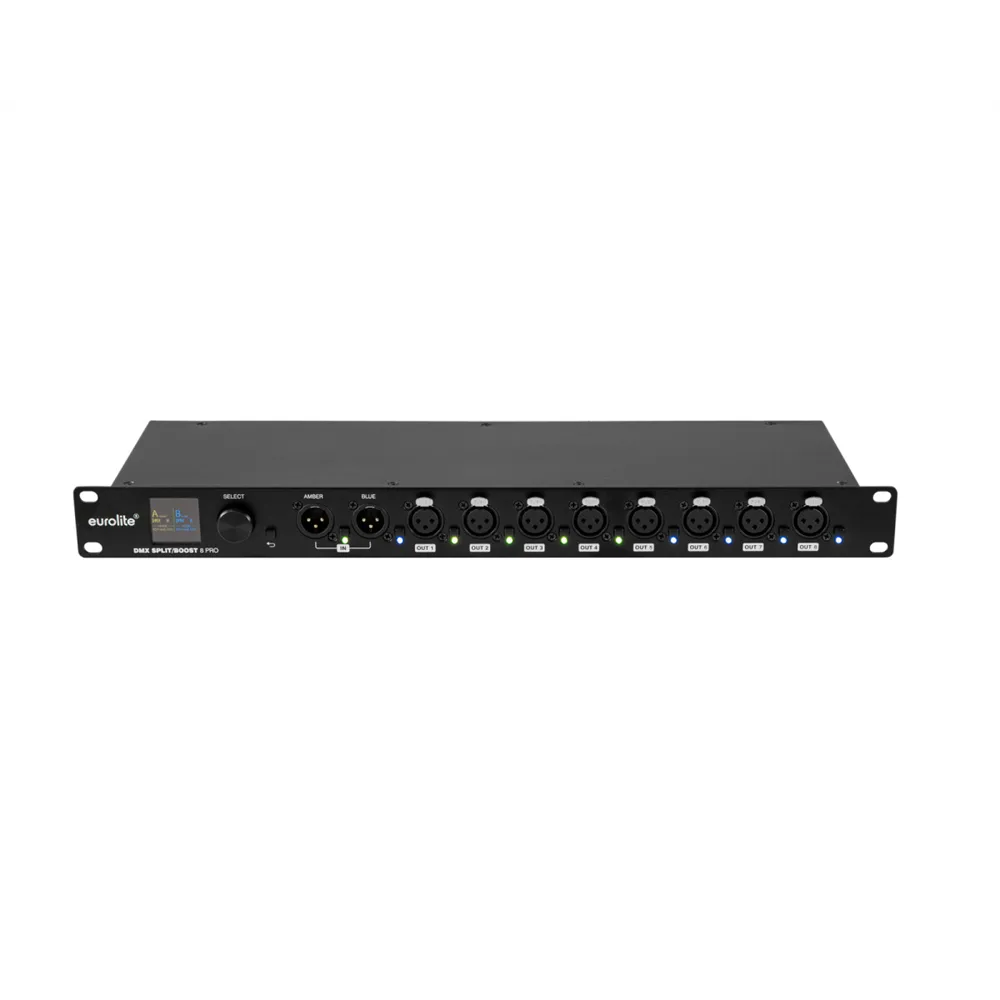 EUROLITE DMX Split/Boost 8 PRO 3pol