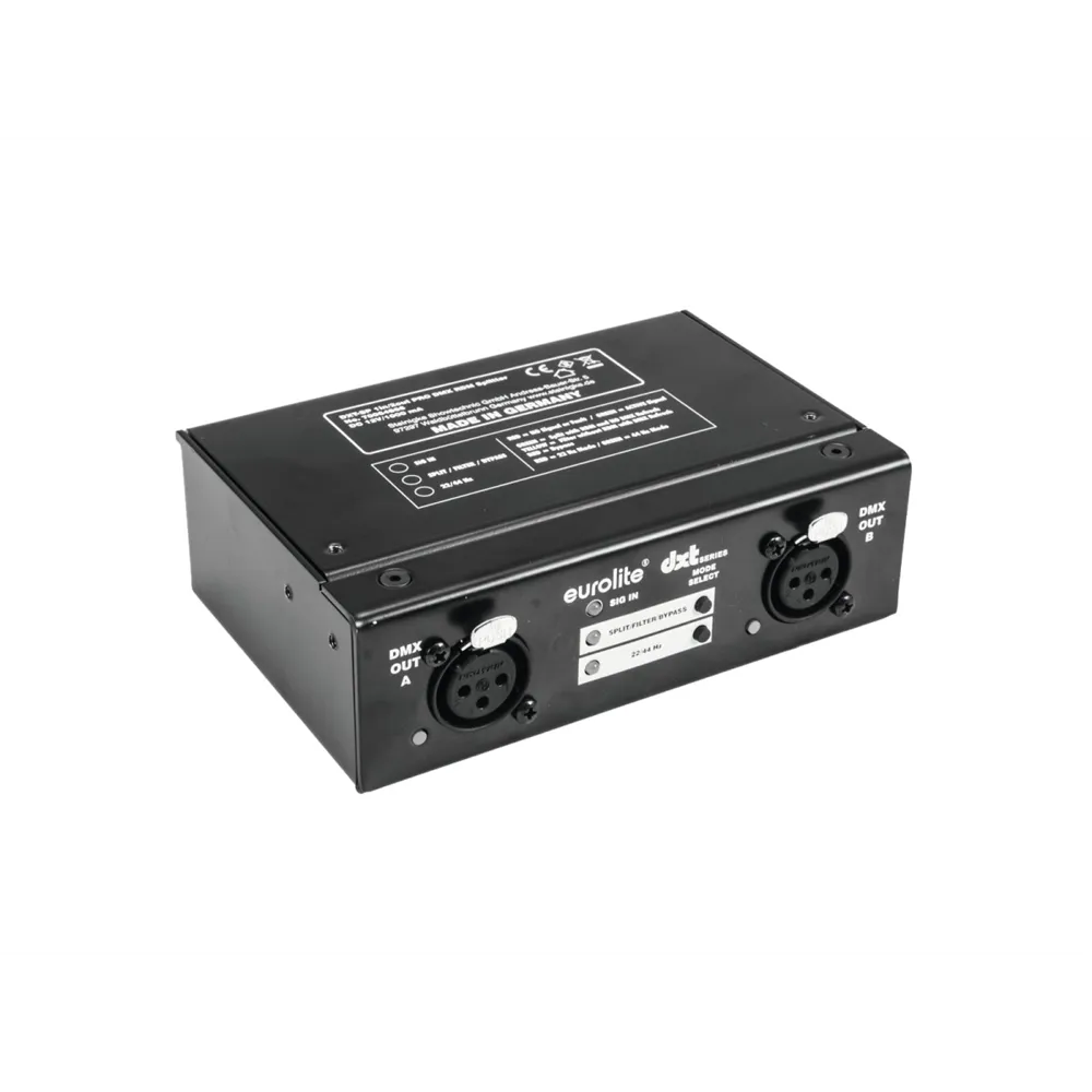 EUROLITE DXT-SP 1in/2out PRO DMX RDM Splitter