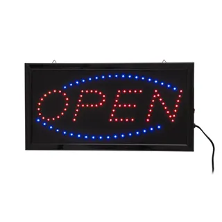 EUROLITE LED Schild OPEN classic