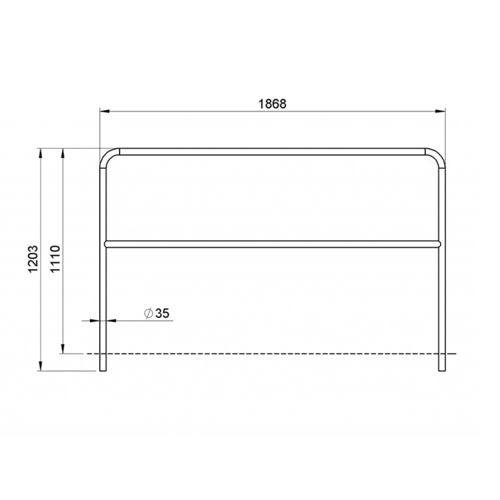 ALUTRUSS BE-1G2 Bühnengeländer