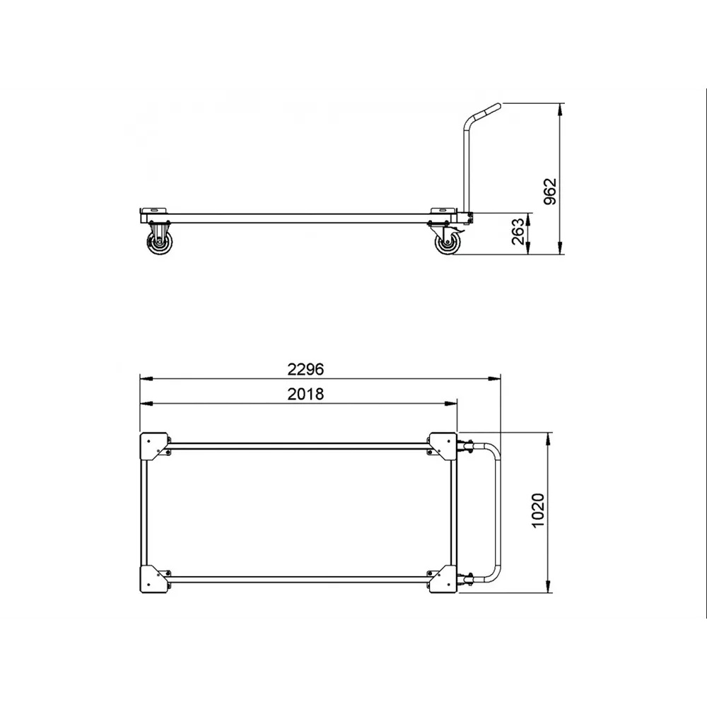 ALUTRUSS BE-1WG Transportwagen