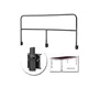 GUIL TMQ-02/440 Bühnengeländer 188cm Aluminiumversion sw