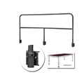 GUIL TMQ-02/440 Bühnengeländer 188cm Aluminiumversion sw