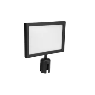 EUROLITE Hinweisschild für Eurolite Barrier 317x215 sw