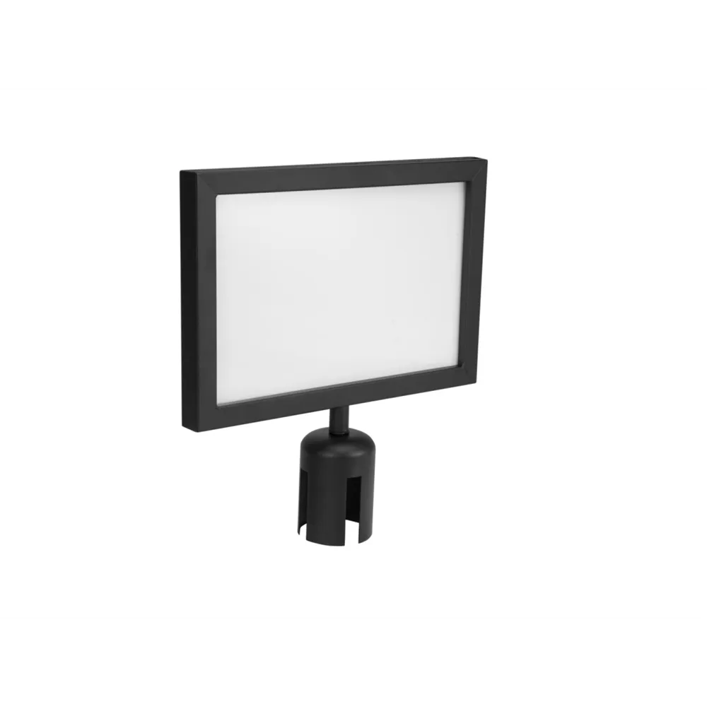 EUROLITE Hinweisschild für Eurolite Barrier 317x215 sw