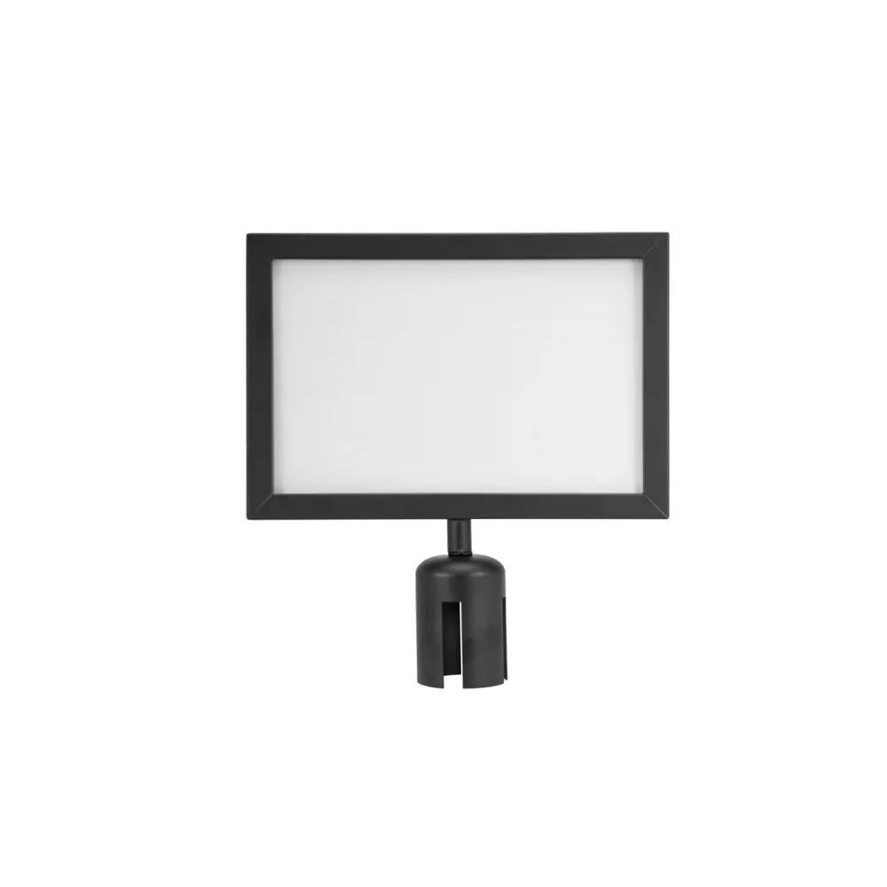 EUROLITE Hinweisschild für Eurolite Barrier 317x215 sw