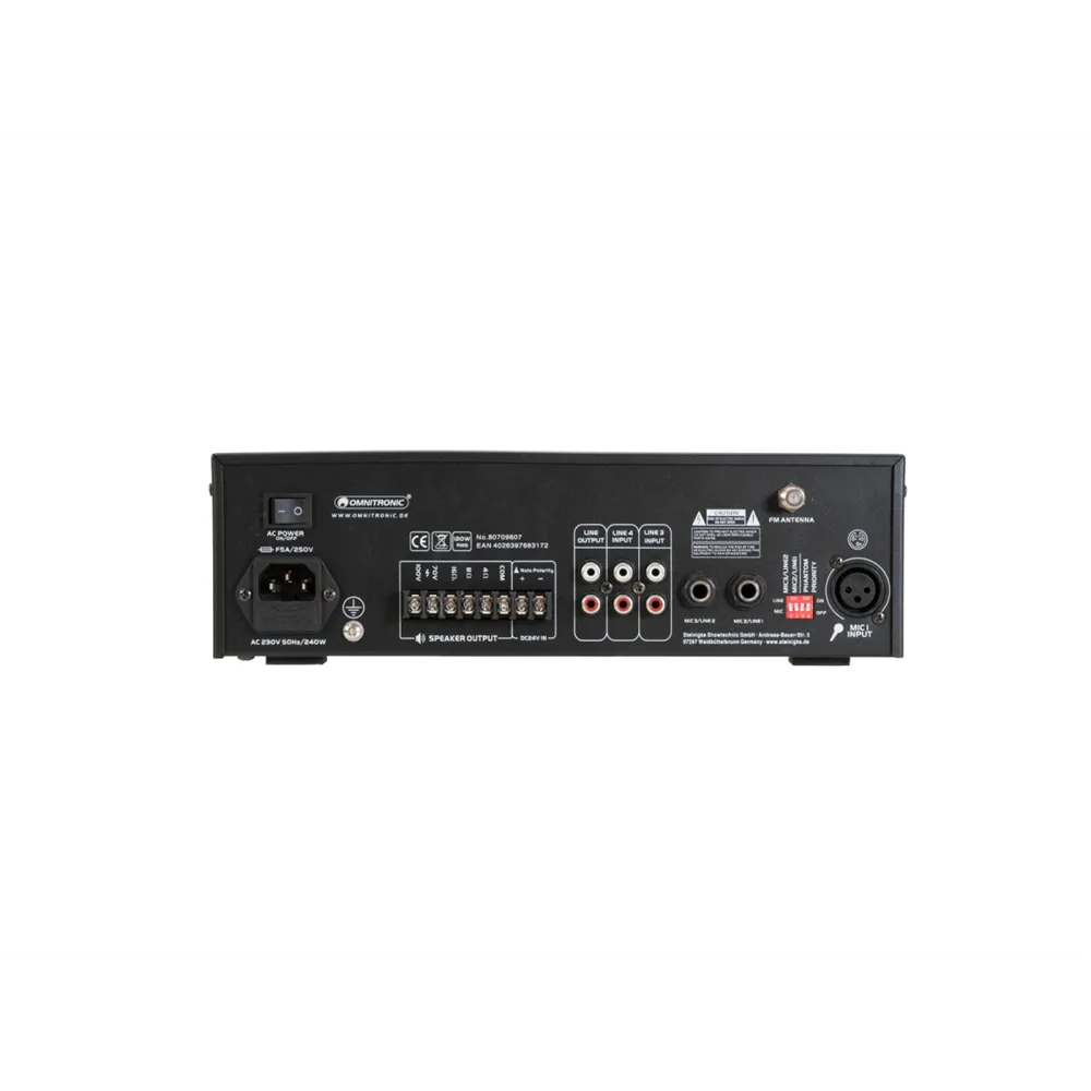 OMNITRONIC CPE-120P ELA-Mischverstärker