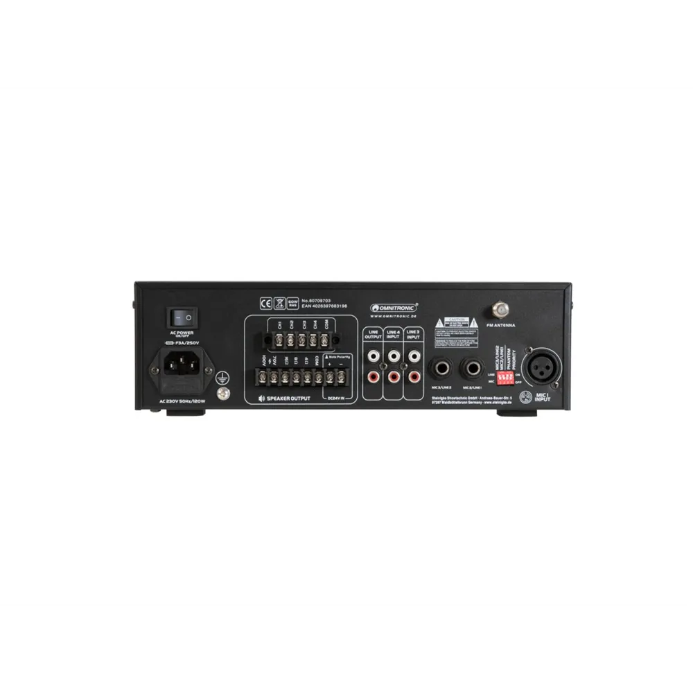 OMNITRONIC CPZ-60P ELA-Mischverstärker