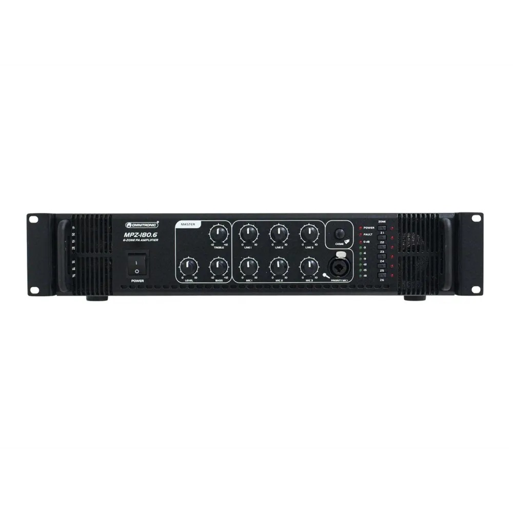 OMNITRONIC MPZ-180.6 ELA-Mischverstärker