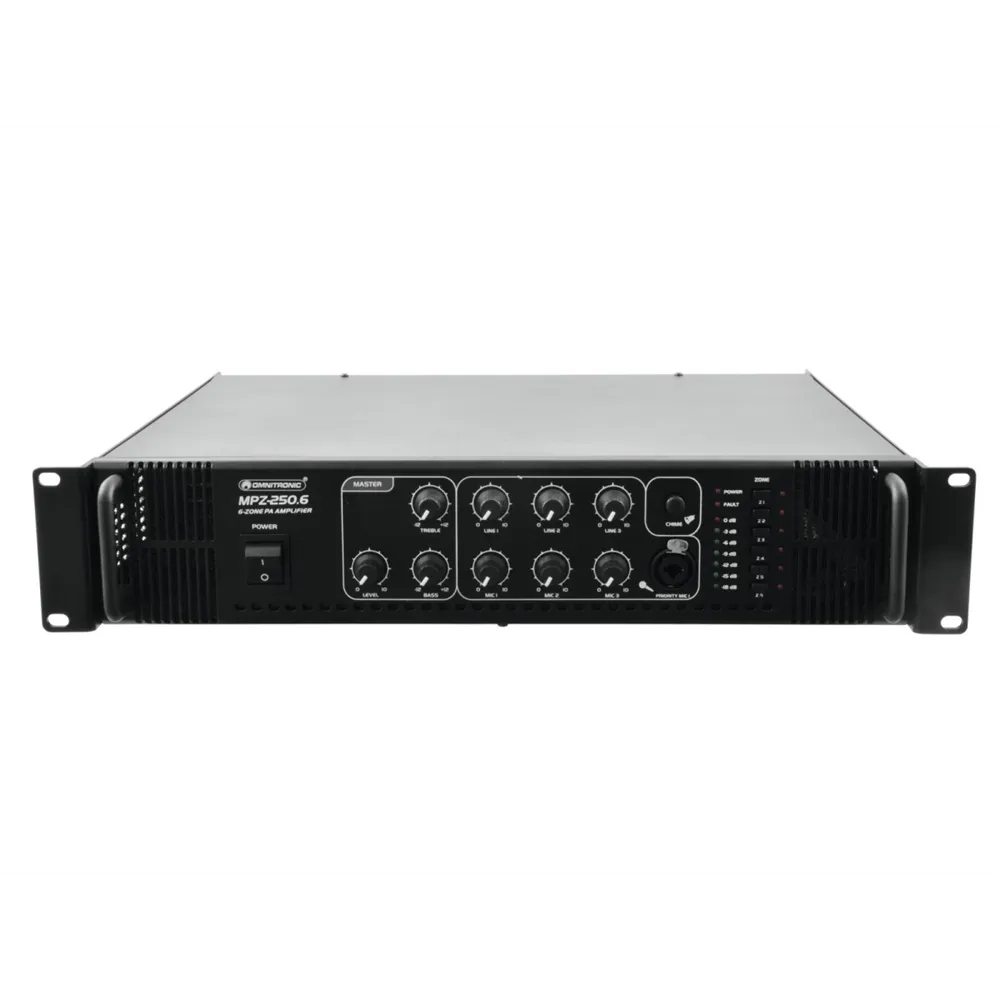 OMNITRONIC MPZ-250.6 Mischverstärker