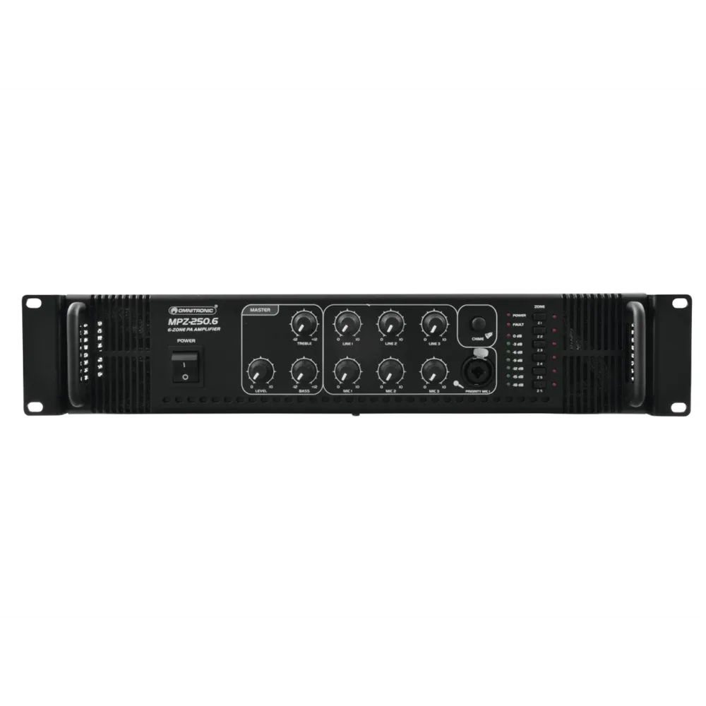 OMNITRONIC MPZ-250.6 Mischverstärker