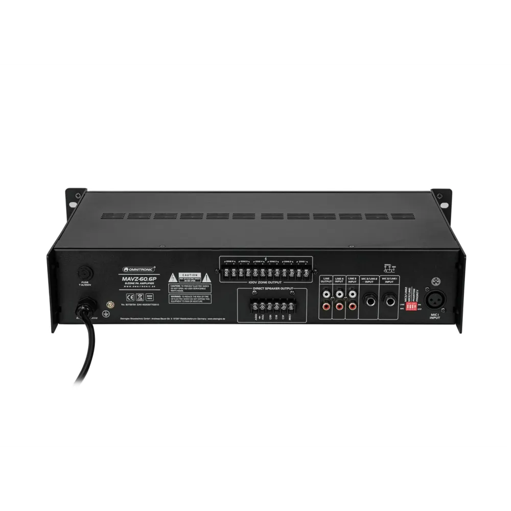 OMNITRONIC MAVZ-60.6P ELA-Mischverstärker