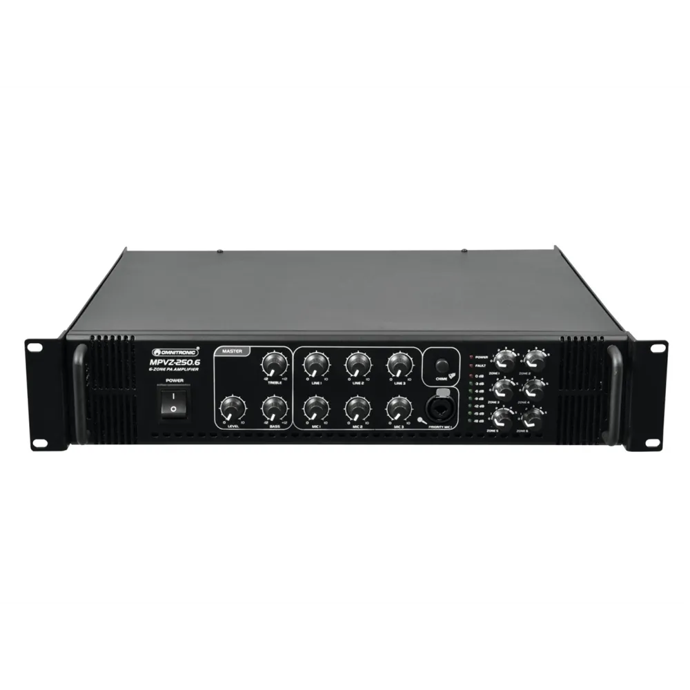 OMNITRONIC MPVZ-250.6 Mischverstärker