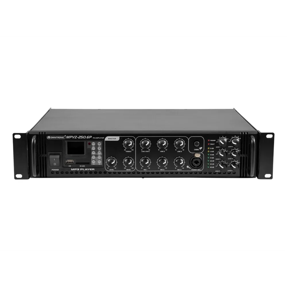 OMNITRONIC MPVZ-250.6P Mischverstärker