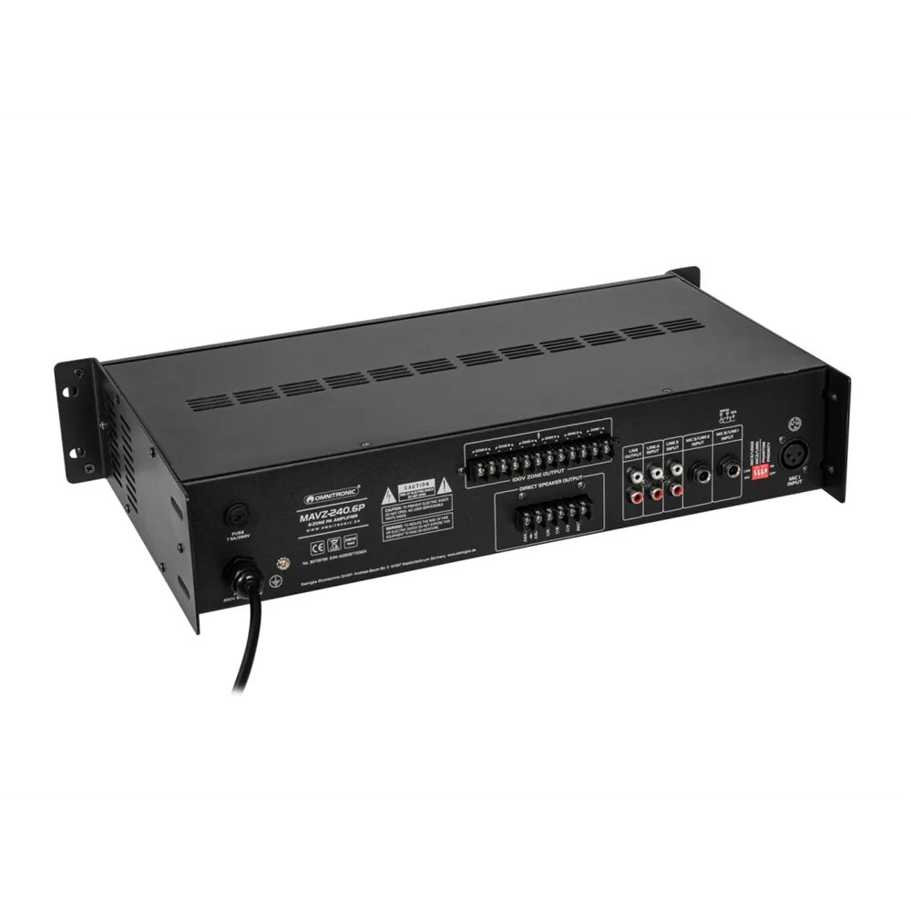 OMNITRONIC MAVZ-240.6P ELA-Mischverstärker