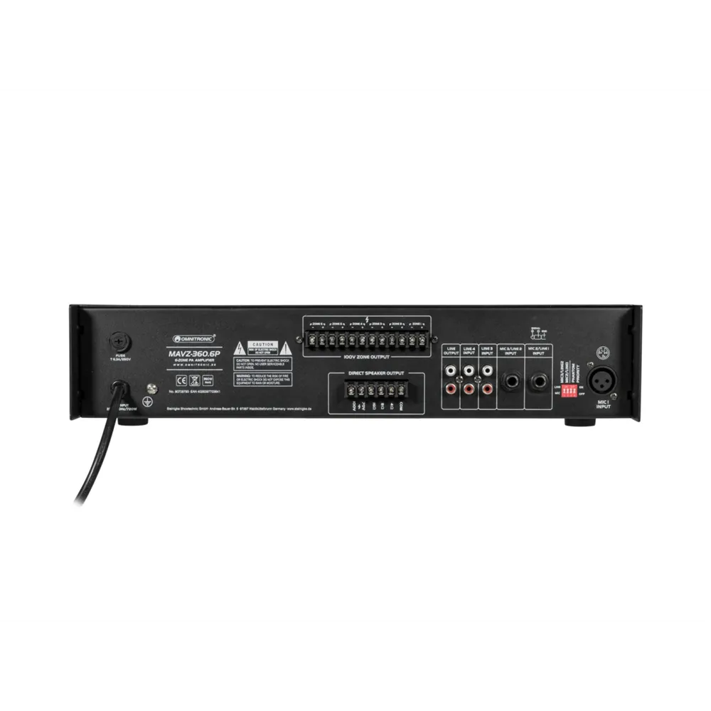 OMNITRONIC MAVZ-360.6P ELA-Mischverstärker