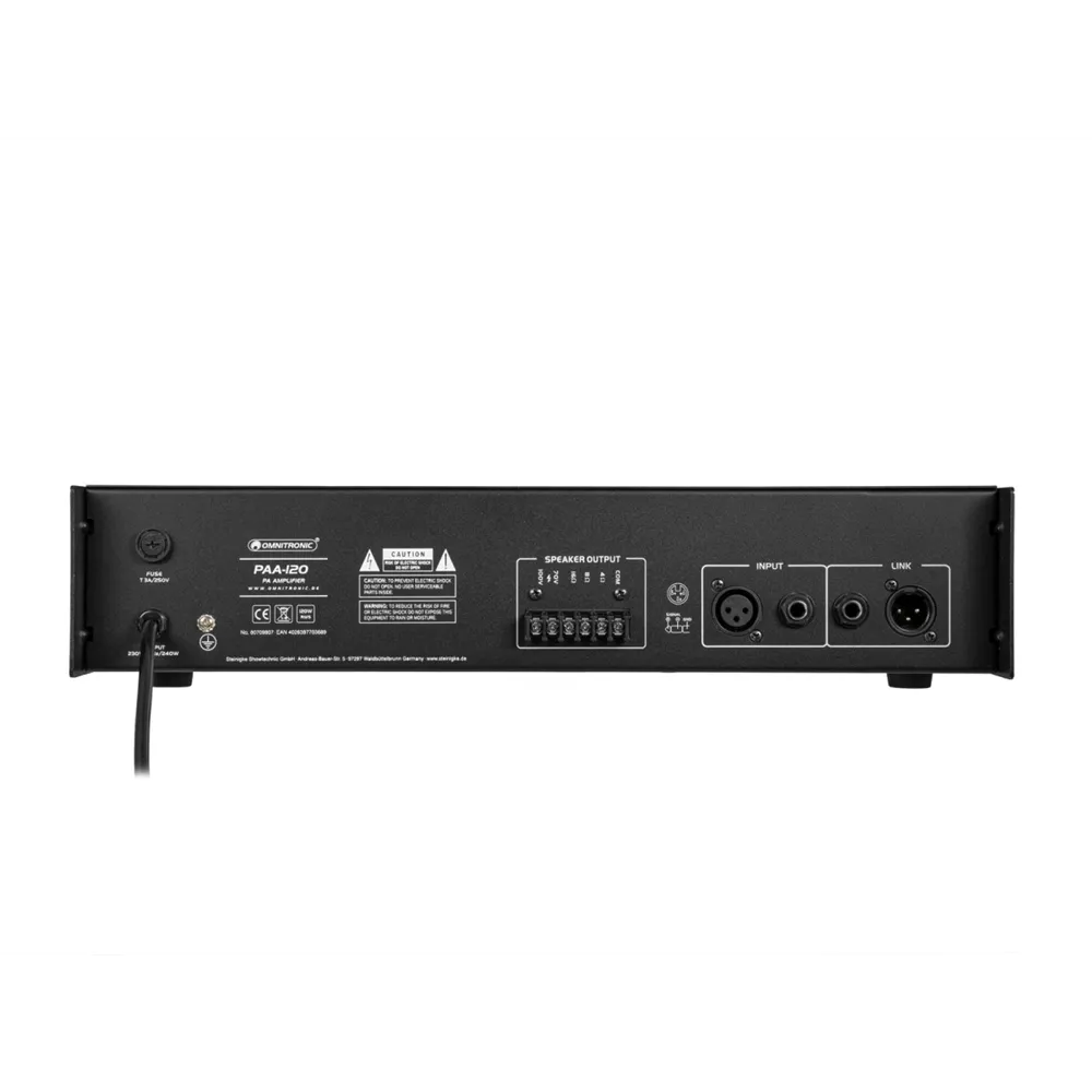 OMNITRONIC PAA-120 ELA-Verstärker