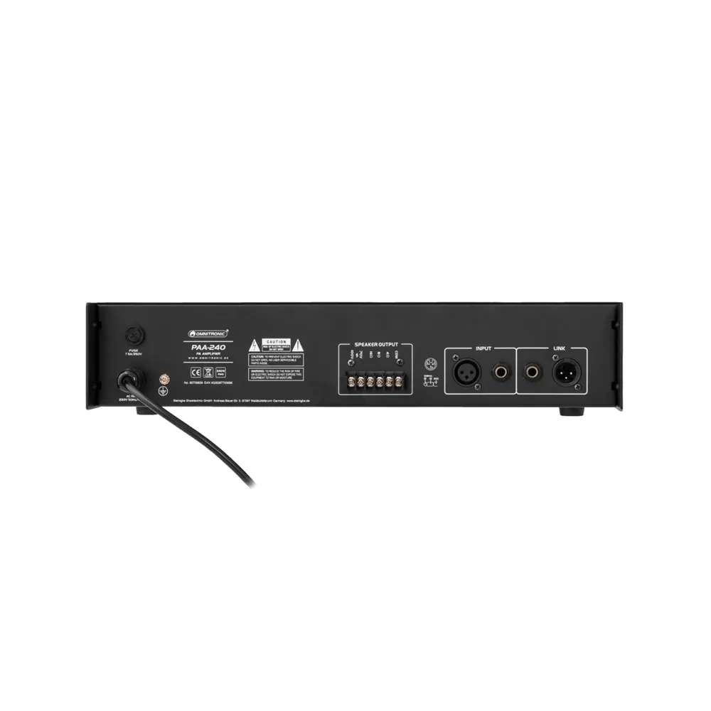 OMNITRONIC PAA-240 ELA-Verstärker
