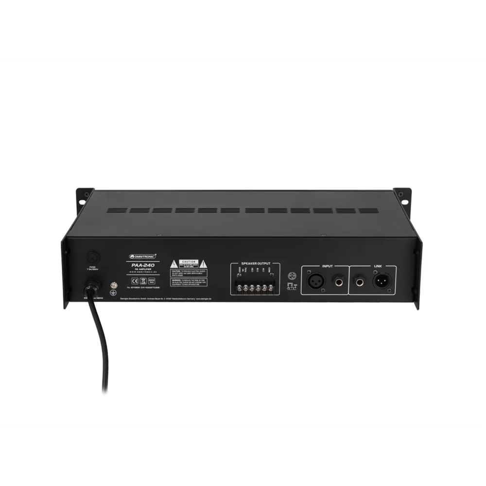 OMNITRONIC PAA-240 ELA-Verstärker