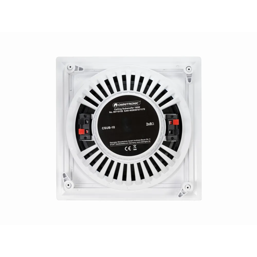 OMNITRONIC CSUB-10 Decken-Subwoofer