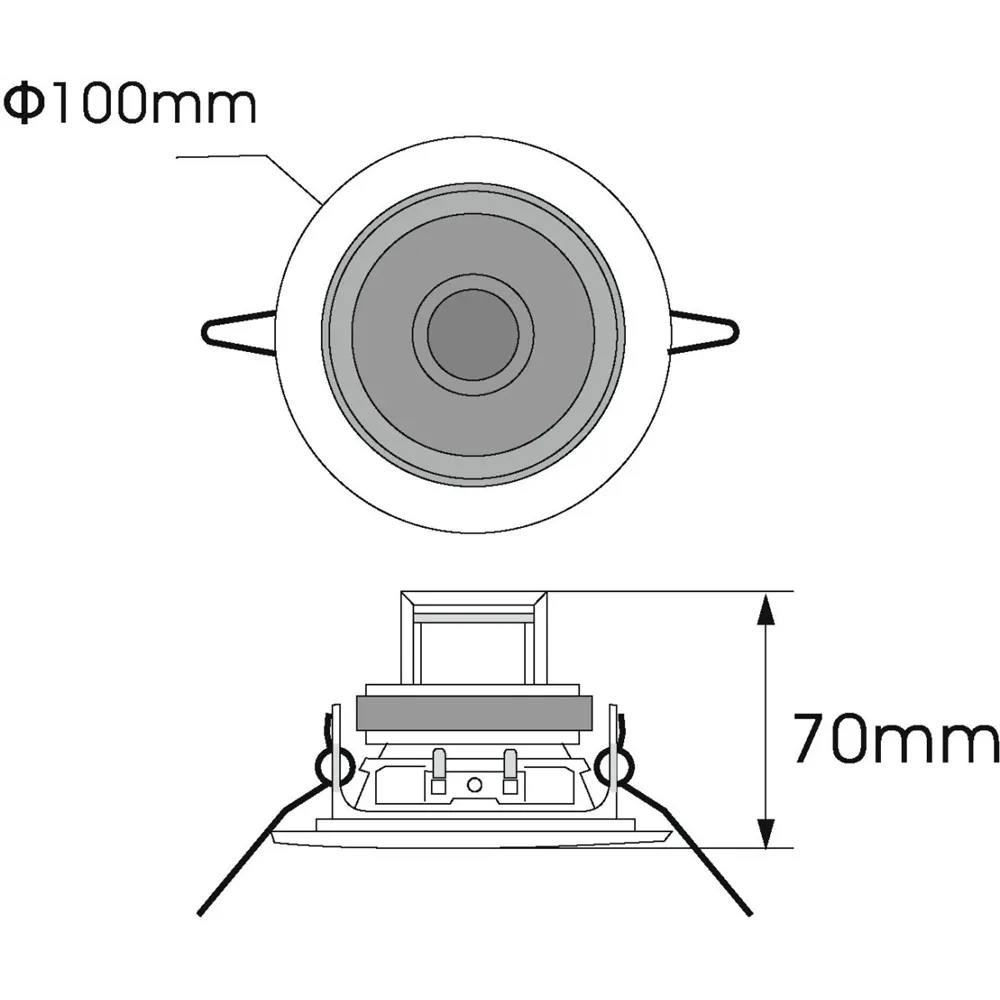 OMNITRONIC CS-2.5W Deckenlautsprecher ws
