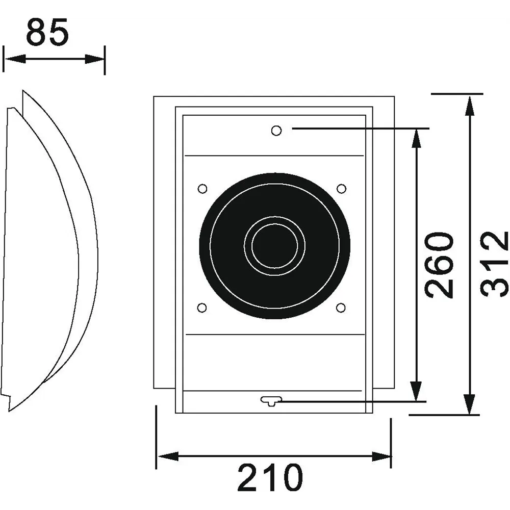 OMNITRONIC WC-2 ELA-Wandlautsprecher