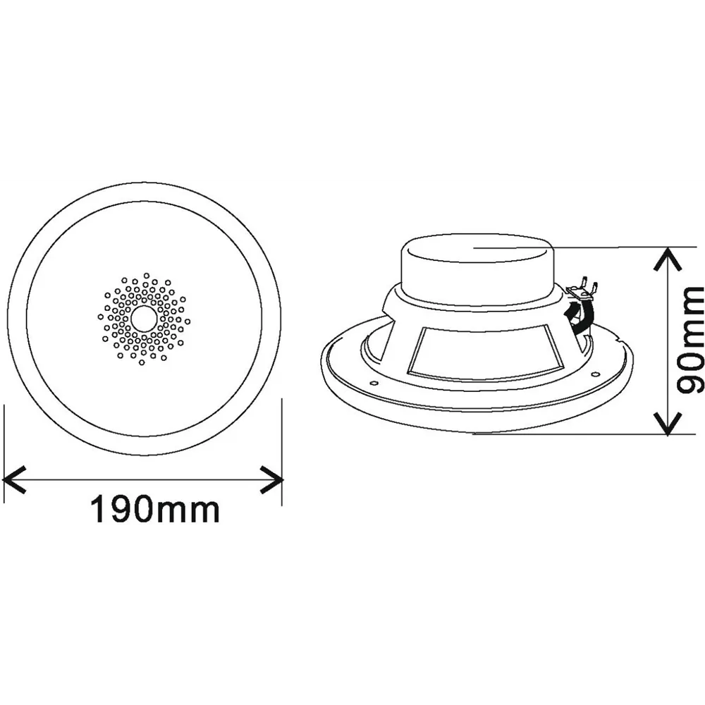 OMNITRONIC WF-6 Einbaulautsprecher