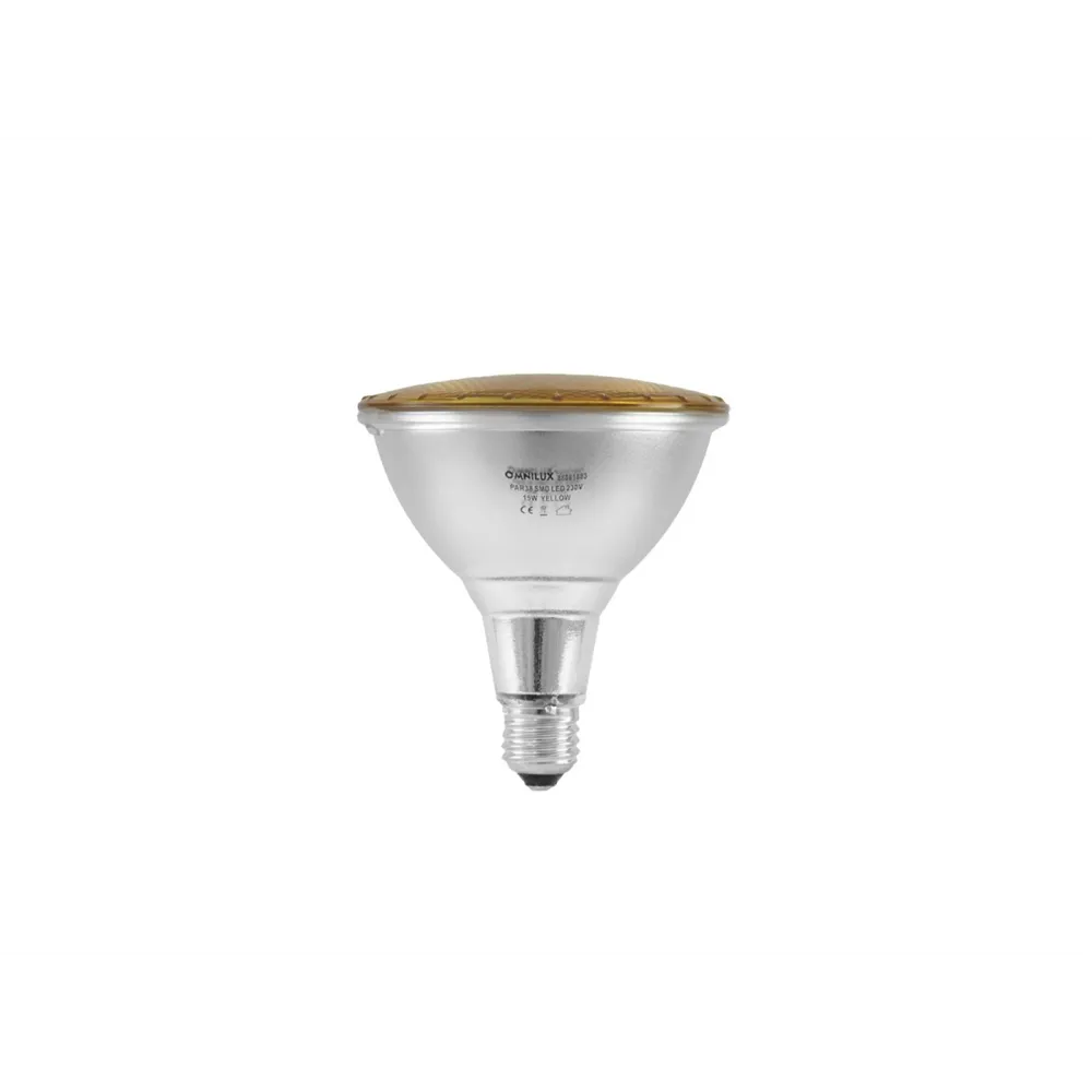 OMNILUX PAR-38 230V SMD 15W E-27 LED gelb