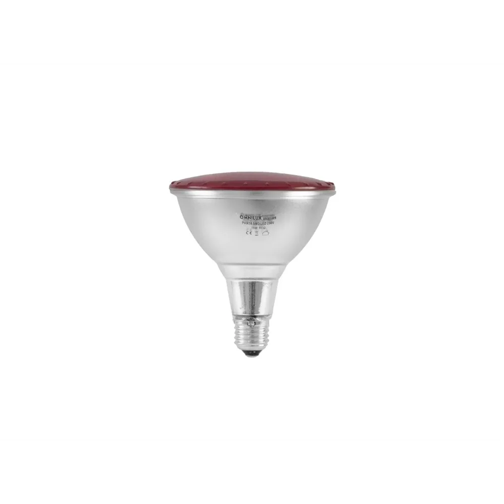 OMNILUX PAR-38 230V SMD 15W E-27 LED rot