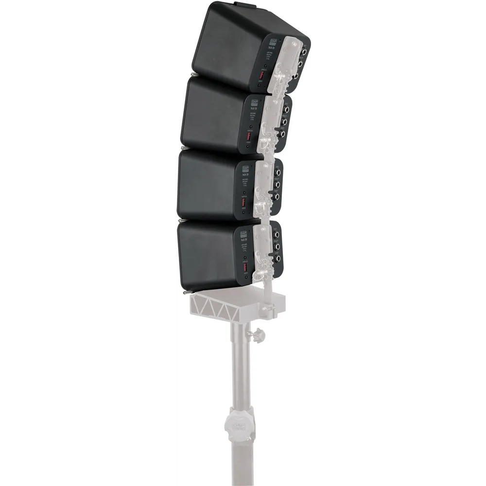 DAP-Audio Xi-3 Passiver 4-Zoll-Installationslautsprecher-Set – schwarz