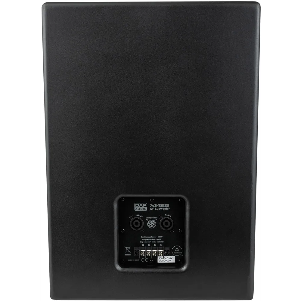 DAP-Audio Xi-12B Passiver 12-Zoll-Subwoofer – schwarz