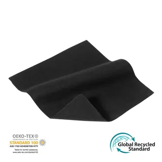 Adam Hall Accessories 0150 EURO - EURO Bühnenmolton "ÖKO", B1 schwarz 300 cm Breite mit hohem Recylinganteil
