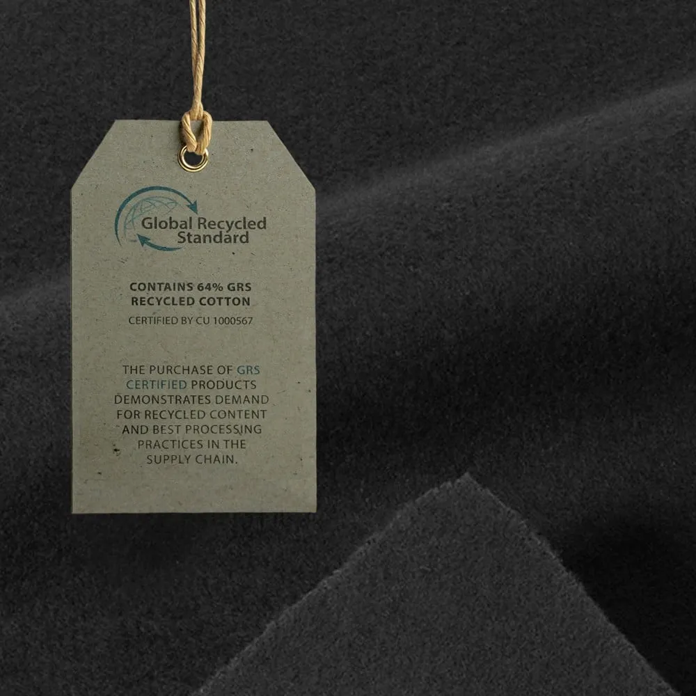 Adam Hall Accessories 0150 EURO - EURO Bühnenmolton "ÖKO", B1 schwarz 300 cm Breite mit hohem Recylinganteil