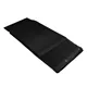 Adam Hall Accessories 0151 X 34 - Dekomolton B1 mit brünierten Ösen, gesäumt, 3 x 4 m, schwarz