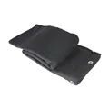 Adam Hall Accessories 0152 X 34 - Bühnenmolton B1 schwarz mit Ösen brüniert 3 x 4 m