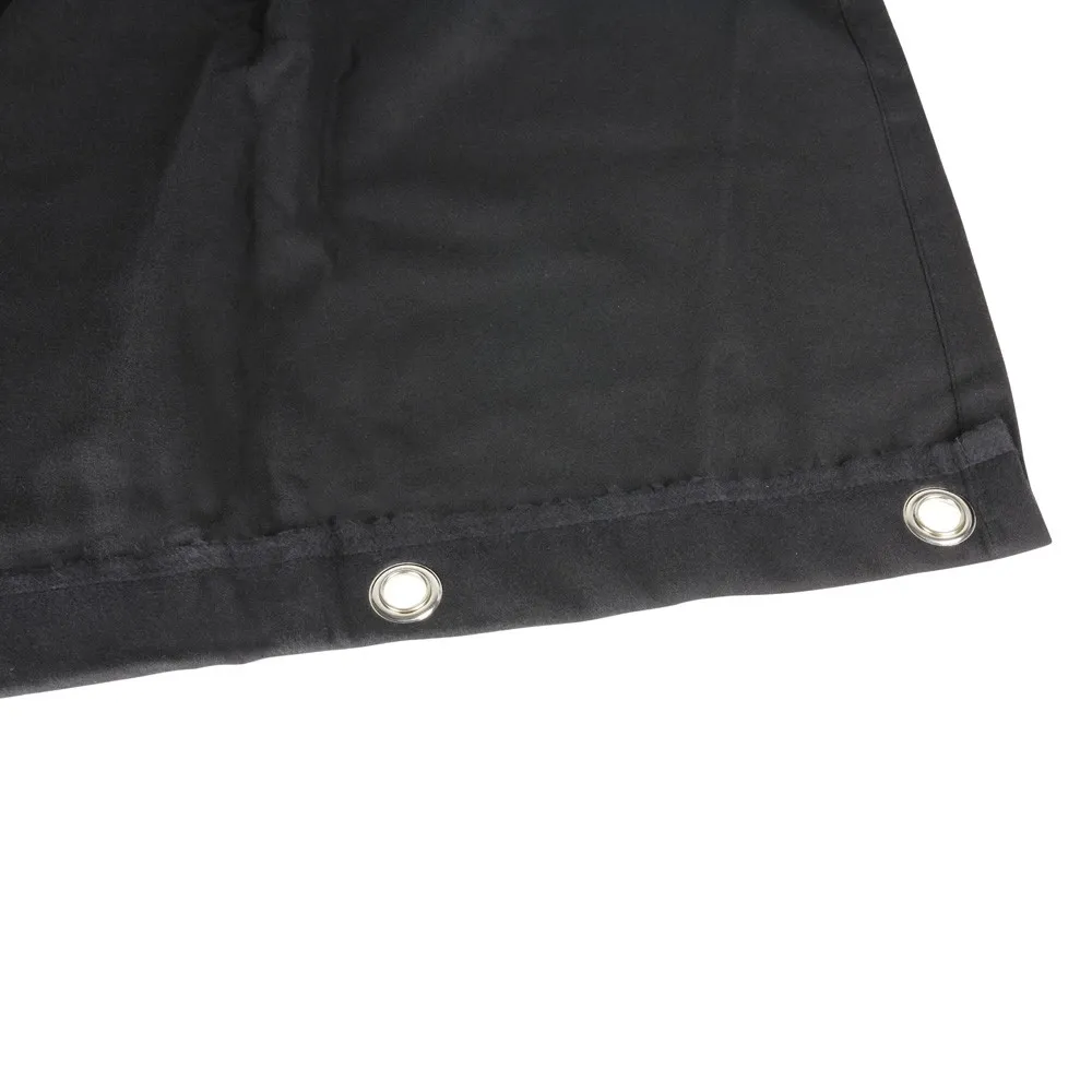 Adam Hall Accessories 0152 X 53 - Bühnenmolton B1 schwarz mit Ösen brüniert 5 x 3 m