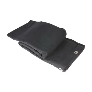 Adam Hall Accessories 0152 X 93 - Bühnenmolton B1 schwarz mit Ösen brüniert 9 x 3 m