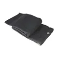 Adam Hall Accessories 0152 X 93 - Bühnenmolton B1 schwarz mit Ösen brüniert 9 x 3 m