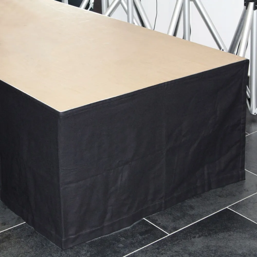Adam Hall Accessories 0153 X 208 - Podestverkleidung B1 mit Klettband 2 x 0,8 m