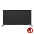 Adam Hall Accessories 0159 X BAU 1 - Bauzaunblende Gaze Typ 800 1,76 x 3,41 m geöst, schwarz