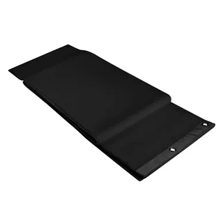Adam Hall Accessories 0160 X 33 - Akustikmolton B1 mit brünierten Ösen, gesäumt, 3 x 3 m, schwarz