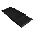 Adam Hall Accessories 0160 X 33 - Akustikmolton B1 mit brünierten Ösen, gesäumt, 3 x 3 m, schwarz