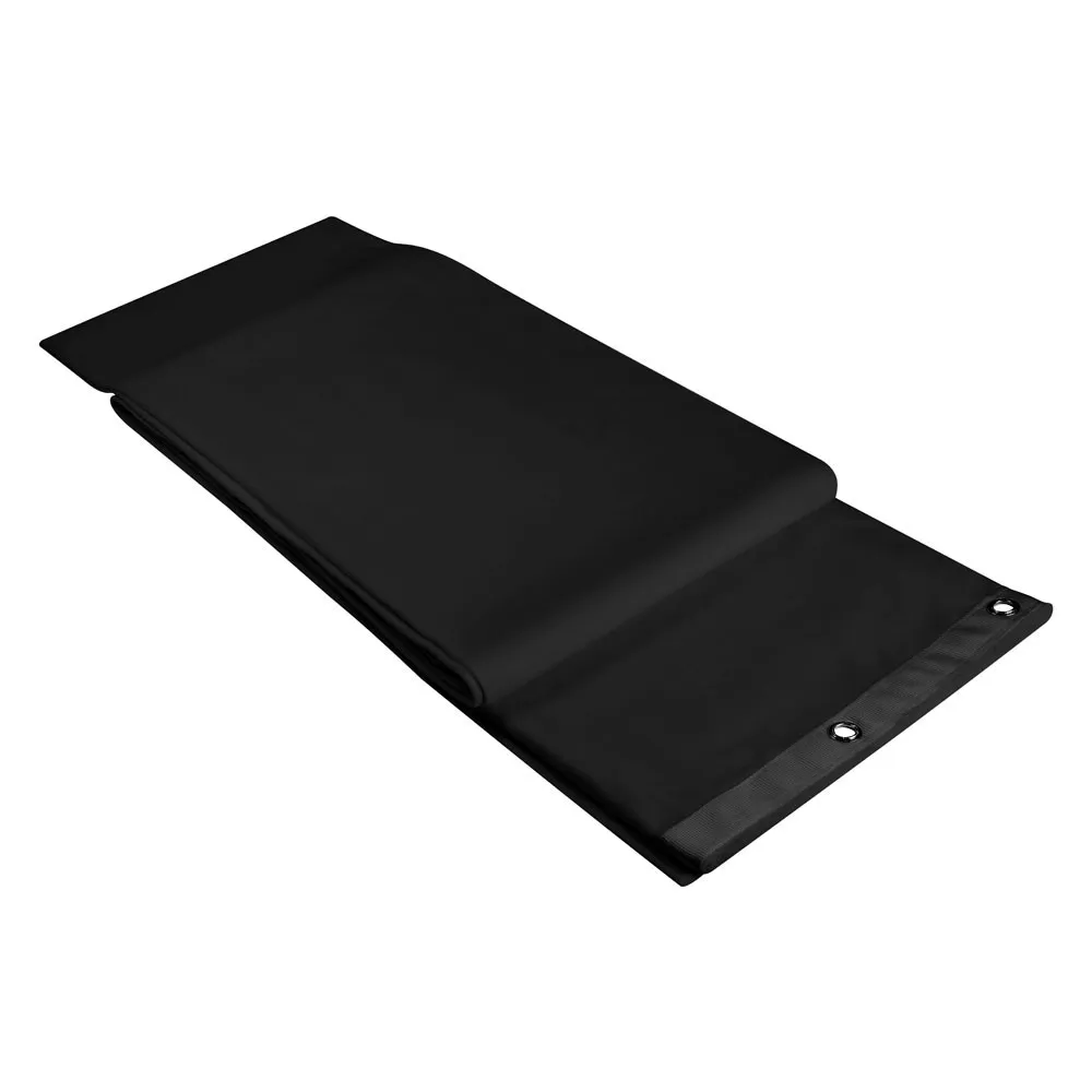 Adam Hall Accessories 0160 X 33 - Akustikmolton B1 mit brünierten Ösen, gesäumt, 3 x 3 m, schwarz