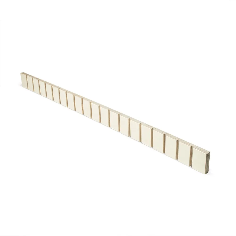 Adam Hall Accessories 02001 - Trennwandleiste aus Birkensperrholz mit Nuten