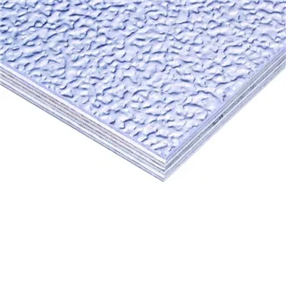 Adam Hall Hardware 0227 G - Stucco Aluminium auf Birkensperrholz mit Gegenzugfolie 6,9 mm