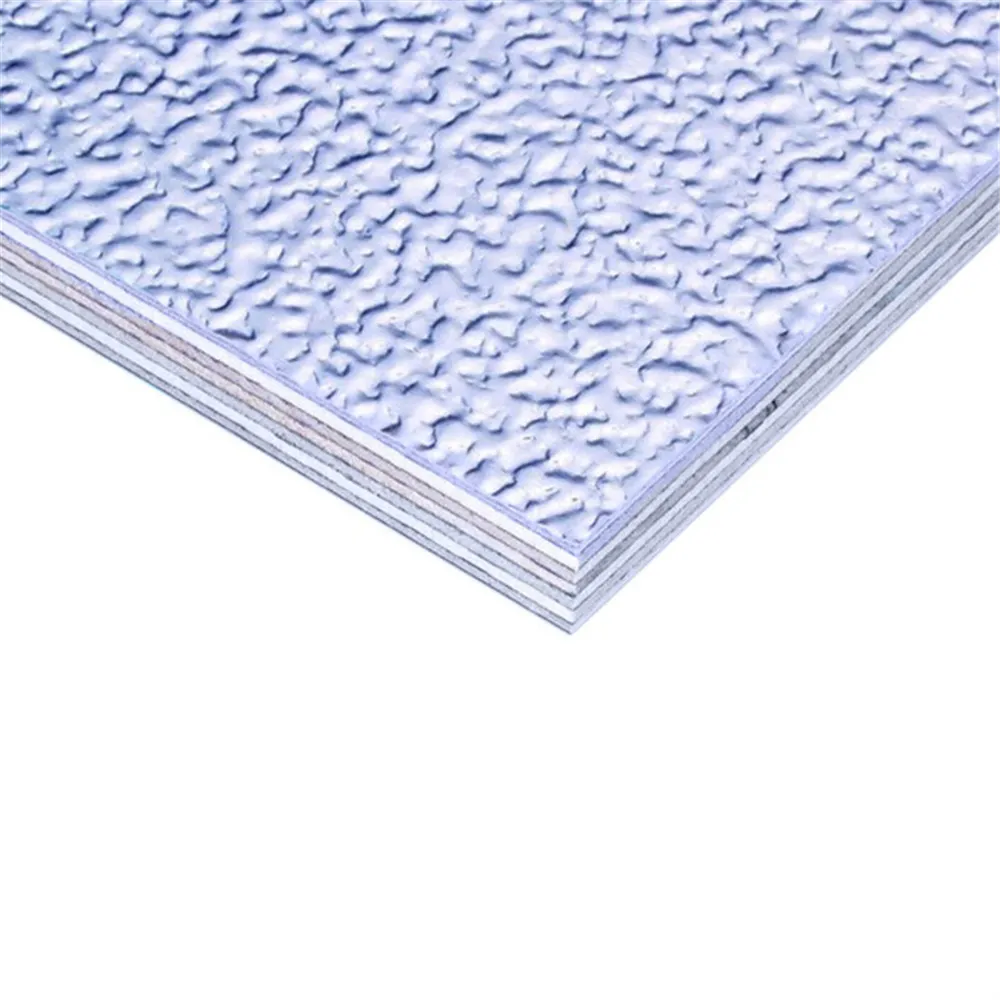 Adam Hall Hardware 0227 G - Stucco Aluminium auf Birkensperrholz mit Gegenzugfolie 6,9 mm