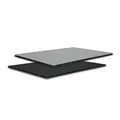 Adam Hall Hardware 0546 BG - SolidLite® PP-Platte schwarz / grau 4,5 mm, 2500 x 1250 mm