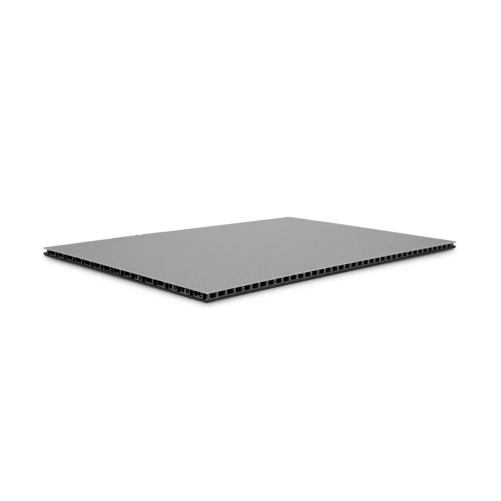 Adam Hall Hardware 0546 BG - SolidLite® PP-Platte schwarz / grau 4,5 mm, 2500 x 1250 mm