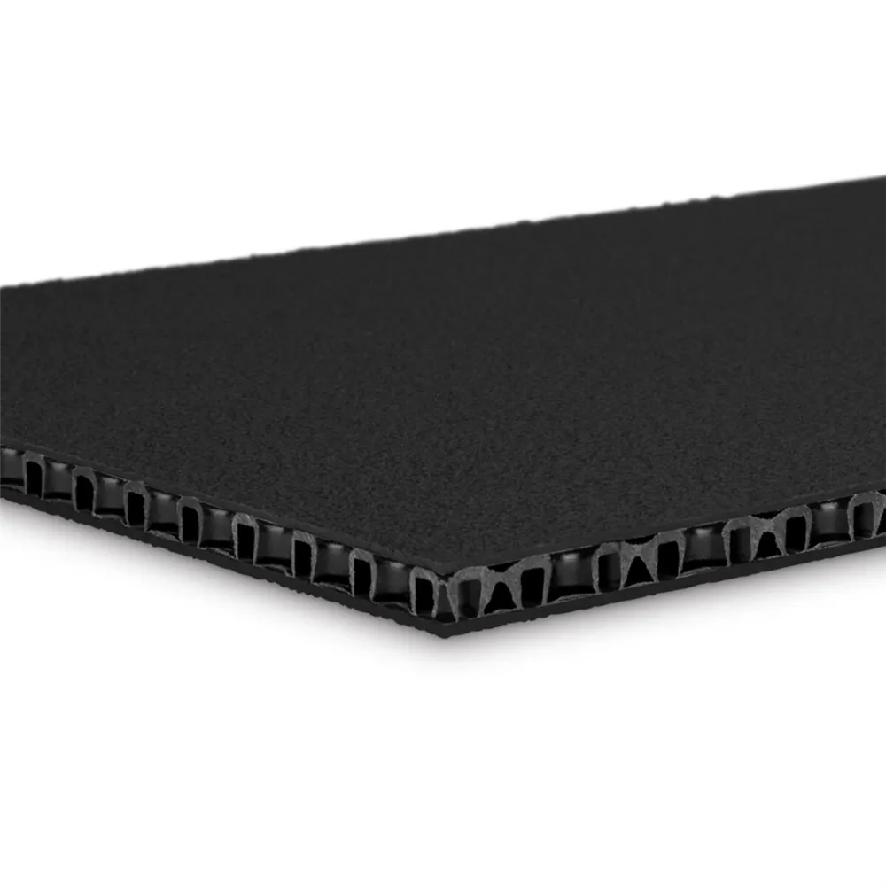 Adam Hall Hardware 0568 BB - SolidLite® PP-Platte schwarz / schwarz 6,8 mm, 2500 x 1250 mm